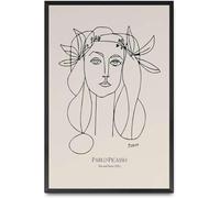 Waeta Rnvzx Pablo Picasso Affiche Picasso Guerre & Paix Art Mural Abstrait Moderne Peinture Sur Toile Pablo Picasso Impressions Pour Décoration Intérieure Photos 40x50cm Sans Cadre