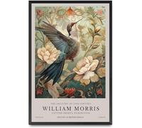 Waeta Rnvzx William Morris Affiche Colibri Toile Peinture Vintage Botanique Fleur Art Mural William Morris Impressions Moderne Home Decor Photos 40x50cm Sans Cadre