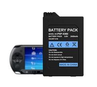 WAEUUKKPO Batterie pour PSP 3000, 6500mAh Batterie Haute capacité Li-ION Batterie de Remplacement pour Sony PSP Slim & Lite 2000/3000 PSP-S110 Console de Jeux vidéo
