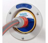 WAFA W3B Adaptateur de réservoir d'eau à 3 broches pour raccord de tuyau Gardena sur camping-car (diamètre du couvercle 68 mm)