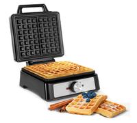 Waffeleisen für 2 Waffeln 1600W Edelstahl Leistungsregelung Teesa