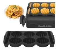 Waffle Insert Compatible avec Tefal OptiGrill XL, Elite, Plus, Insert de plateau de cuisson en silicone, accessoires, gaufres belges