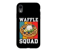 Waffle Lover Petit Déjeuner Nourriture Sucrée Pâtisserie Waffle Squad Coque pour iPhone XR