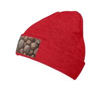 WAFICAC Bonnet Unisexe Chaud et Mignon pour l'hiver, Style Petoskey Stone, Bonnet tricoté à Revers.