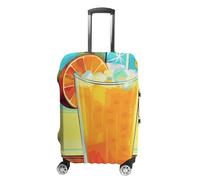 WAFICAC Housse de Valise Happy Hour Anti-poussière, Protection élastique pour Valise de 19 à 32 Pouces.