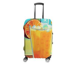 WAFICAC Housse de Valise Happy Hour Anti-poussière, Protection élastique pour Valise de 19 à 32 Pouces.
