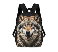 WAFICAC Sac à dos pour ordinateur portable Hungry Like A Wolf 17 pouces, sac à dos tendance, sac de voyage à bandoulière