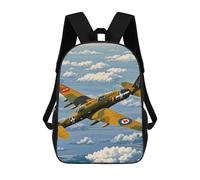 WAFICAC Sac à dos pour ordinateur portable inspiré des avions de la Seconde Guerre mondiale, 17 pouces, sac à bandoulière tendance pour le travail.