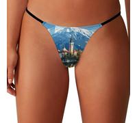WAFICAC Tongs Respirantes pour Femmes, lac de Bled, Extensibles, Dos en T, Taille Basse, Culottes Invisibles
