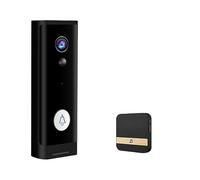 WAFOHSR 1080P Smart Doorbell Caméra WiFi Interphone Vidéo Sonnette sans Fil De Sécurité À Domicile IR Vision Nocturne Audio Bidirectionnel(Option 8 Add 64G TF Card)
