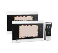 WAFOHSR 7 Pouces 1080P TFT Système D'interphone Vidéo Filaire Caméra De Téléphone Porte, Prise en Charge L'enregistrement/Sonnette Instantanée Audio Bidirectionnel(2M1D)