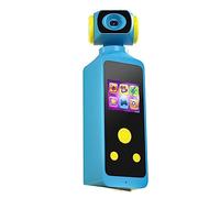 WAFOHSR Caméra de Poche Sport vidéo Microphone Ligne dans l'interface Objectif Rotatif à 270 degrés des caméscopes Haute RéSolution(Camera Black 64GB)