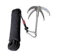 WAFOHSR Crochet d'escalade de Survie en Plein air Volant Griffe de Tigre Champ randonnée Corde Outils surélevés équipement d'ascension Tactique Facile à Utiliser