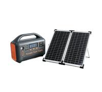 WAFOHSR Générateur Solaire De Centrale Électrique Portable avec Panneau (en Option), Banque d'alimentation LiFePO4 400 W 192 Wh, Chargeur Camp LéGer Et Portable(Green)
