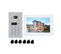 WAFOHSR Interphone Vidéo Tuya 10 Pouces sans Fil Wi-FI 1080p for La Maison, Sonnette, Déverrouillage par Carte Magnétique Audio Bidirectionnel(P218S1M121W1-86-FHD)