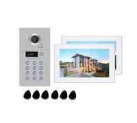 WAFOHSR Interphone Vidéo Tuya 10 Pouces sans Fil Wi-FI 1080p for La Maison, Sonnette, Déverrouillage par Carte Magnétique Audio Bidirectionnel(P218S1M121W2-86-FHD)