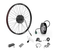 WAFOHSR Kit De Conversion for Vélo Électrique 750W/500W avec Moteur Moyeu 125XVH, Idéal for La Livraison Repas Et Les Services Coursier Moteur Puissant(Sensor,750W V Brake 27.5_EKD01)