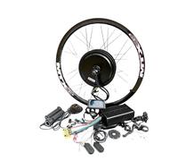 WAFOHSR Moteur De Roue sans Balais 72 V 3000 W 3K for Vélo Électrique, Entraxe 142 Mm, Kit Conversion for VTT, Vitesse 80 À 90 Km/h Moteur Puissant(UKC1,24inch)