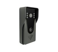 WAFOHSR Panneau D'appel Vidéo 4 Fils 1080p for Porte Extérieure, Étanche IP65, Grand Angle De Vue 110°, Vision Nocturne Infrarouge Audio Bidirectionnel