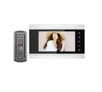 WAFOHSR Système D'interphone Vidéo sans Fil WiFi IP Intelligent De 7 Pouces avec Caméra Sonnette Filaire 1080P, Prise en Charge du Déverrouillage À Distance Audio Bidirectionnel(1080P 32G TF Card)