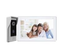WAFOHSR Téléphone D'entrée Vidéo 1080P Écran Tactile 7 Pouces WiFi Interphone Caméra Résidentiel Visiophone Sonnette Audio Bidirectionnel(203-86721 Add 32G TF Card)