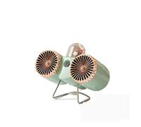 WAFOHSR Ventilateur de pulvérisation été USB Anion Portable climatiseur Rechargeable Double Feuille Ventilateur Bureau Portable Ventilateur de Refroidissement Facile à Utiliser(Blue)