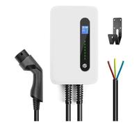 WAFOHSR Wallbox 7kW 32A 1 Phase EV Chargeurs Muraux Station De Recharge Voiture Électrique avec Câble EVSE 16A 3.5kW Chargeur Type 2 Recharge en Toute SéCurité(32A 7KW)