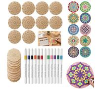 Wafuesh Kit Créatif DIY Attrape-Soleil Fenêtre, Activité Manuelle Ludique avec 10 Autocollants Réutilisables et 10 Feutres Anti-Bavures | Idée Cadeau Anniversaire, Noël, Fêtes ou Loisirs