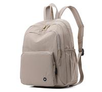 Wafybsre Petit sac à dos en nylon décontracté léger pour femme, beige, Small, Décontracté