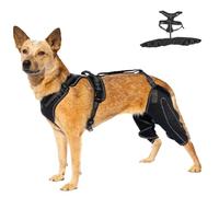 Wag Wize Knee Brace Harness for Dogs, Dog Knee Brace with Harness/4 Limb Wear Adjustable/Metal Stabilization System, Dog Hip Braces, Adjustable Support with Sufficient Wrapping and Support (L)