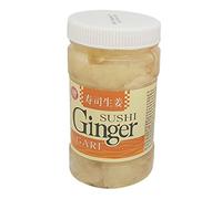 WAGAYA - Gingembre Japonais Blanc mariné en pot en pot pour sushi 1x200g - Import Japon
