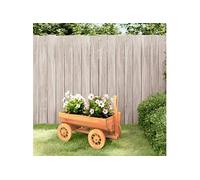 Wagen decoratief 70x43x54 cm massief vurenhout364227