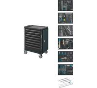 Wagen HAZET Atelier En Gris Anthracite 8 Tiroirs + 264 Outils 179N-8-RAL70