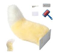 Wagging Charm - Funny Motorcycle Add on Aimed Personal Flair | Detachable Weatherproof Moving Tail Feature Featuring Clip Fastener System Enabling Female Commuters, Weekend Cruises, Cute Decor