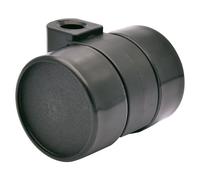 Wagner 01020001 Roulette pivotante pour meuble Noir Diamètre 38 mm Hauteur 40 mm Charge maximale 50 kg Fabriqué en Allemagne