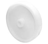 Wagner 03662501 Roulette pivotante fixe de rechange pour meuble Diamètre 125 mm Blanc Charge maximale 90 kg