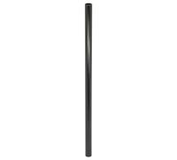 Wagner 12107201 Pied de meuble/pied de meuble/tube de système TENO - Ø 30 x 718 mm, combinable individuellement avec système TENO et QuickClick, acier revêtu par pulvérisation noir, charge maximale 50