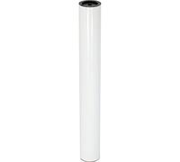 Wagner 12904601 Pied de Meuble/Pied de Table/Tube système TENO Ø 50 x 402 mm, combinable Individuellement avec Le système TENO et QuickClick, Acier revêtu par pulvérisation, Blanc, Charge maximale 50