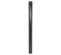 Wagner 12907001 Teno Pied de Meuble en Acier revêtu par pulvérisation Noir Ø 50 x 718 mm Ø 50 x 718 mm Combinable Individuellement avec système TENO et QuickClick