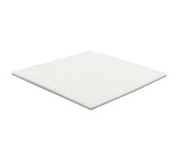 Wagner 15171199 Tampon en feutre autocollant Blanc 100 x 100 x 3 mm Pour patins en feutre, tampons de protection ou pour le bricolage