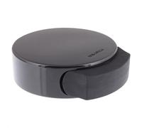 Wagner 15510611 Black Deluxe Butoir de porte de sol, Ø 50 x 55 x 17 mm, en plastique de qualité supérieure, noir brillant, autocollant, s'enlève sans laisser de traces