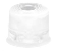 WAGNER 15523021 Butoir de porte de sol/butée de porte murale VULKANO Small - Diamètre 35 x 25 mm - Tampon en caoutchouc plein de qualité supérieure - Transparent - À visser - Fabriqué en Allemagne