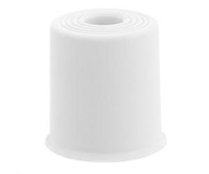 Wagner 15524121 Butoir de porte de sol Vulkano Medium Ø 35 x 35 mm, tampon en caoutchouc plein de qualité supérieure, blanc, à visser, fabriqué en Allemagne