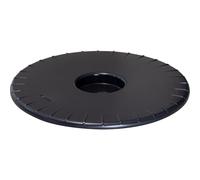 WAGNER 20045201 ULTRAFLAT Chariot pour Plantes Ø 30 x 3 cm, pour l'intérieur, avec roulement à Billes léger, Extra Plat, en Plastique ABS, Noir, imperméable, capacité de Charge 100 kg