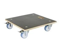 Wagner 20134701 Maxigrip Chariot pour plantes 48 x 48 x 13 cm I Pour extérieur et intérieur I Chariot de transport en bois stratifié FSC® I 2 bloqueurs totaux I Charge maximale 300 kg I Fabriqué en