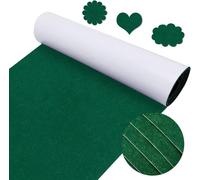 wagner-220 X 40 Cm-Dos Autocollant En Feutre-Feuilles De Feutre Adhésives-Tissu Pour Doublure De Boîte Diy,Cadre Photo,Pieds De Chaise-1 Mm D'Épaisseur (Vert)