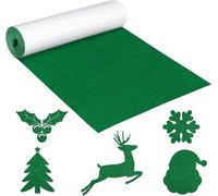 Wagner-31×200cm Feutrine Autocollante,Vert Rouleau Feutrine Adhésives,1mm D'épaisseur Tissu Autocollant Reparation,Feutrine Pour Boîte-Cadeau,Cadre Photo,Chaise Et Canapé,Etc