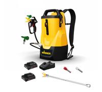 WAGNER Pistolet à peinture sans fil Control Pro 300 Move 18V - Libre et flexible: confortablement installé comme sac à dos, stationnaire sur le sol ou mobile dans la main *batterie et chargeur inclus*