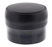 Wagner Black Deluxe 15522511 Butoir de porte de sol, Ø 40 x 30 mm, plastique de qualité supérieure, noir brillant, autocollant, amovible sans laisser de traces