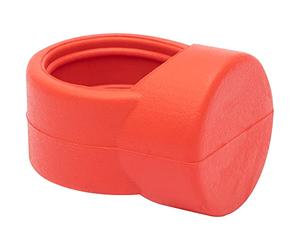 WAGNER Butée pour poignée de porte/fenêtre BAGUE ROUGE - Kit de 4 - diamètre Ø 18 x 20 x 20 mm, Tampons à glisser sur la poignée, en plastique de haute qualité - 15301804